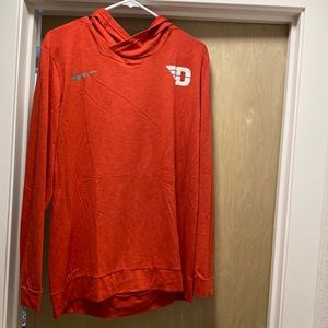 Nike Dayton Flyers pullover dri fit hoodie
